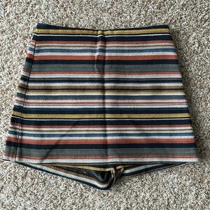 ZARA Striped Skort | ZARA Skirt with Shorts | Stripes | Bohemian